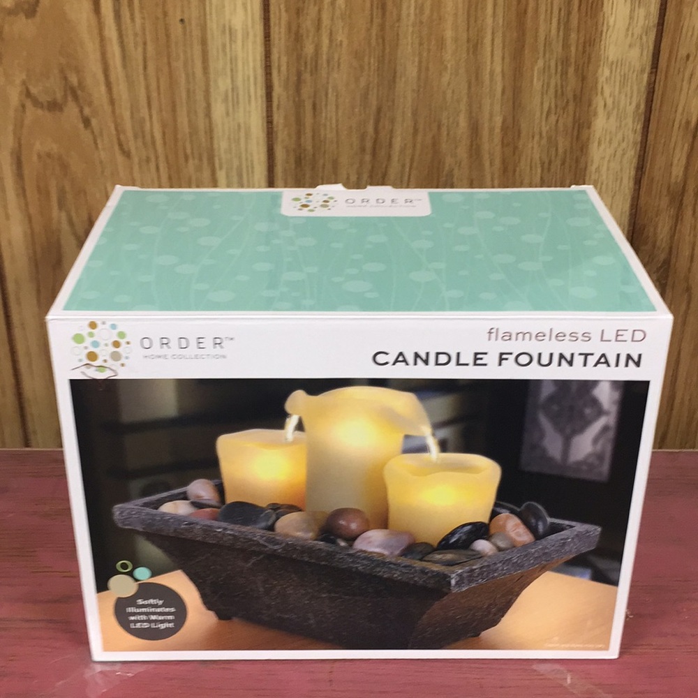 Flameless LED Candle Fountain